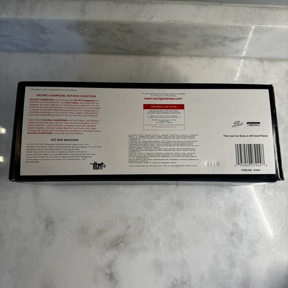 Racing Champions 24K Gold Plated Hot Rod Reflections In Gold 1:24 (1 of 4998) - Picture 4 of 11